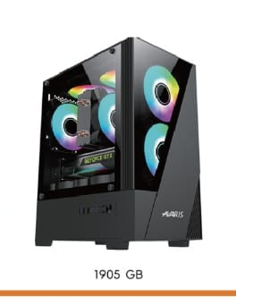 Casing avaris 1905gb + 3 fan tps  - k-galaxy.com